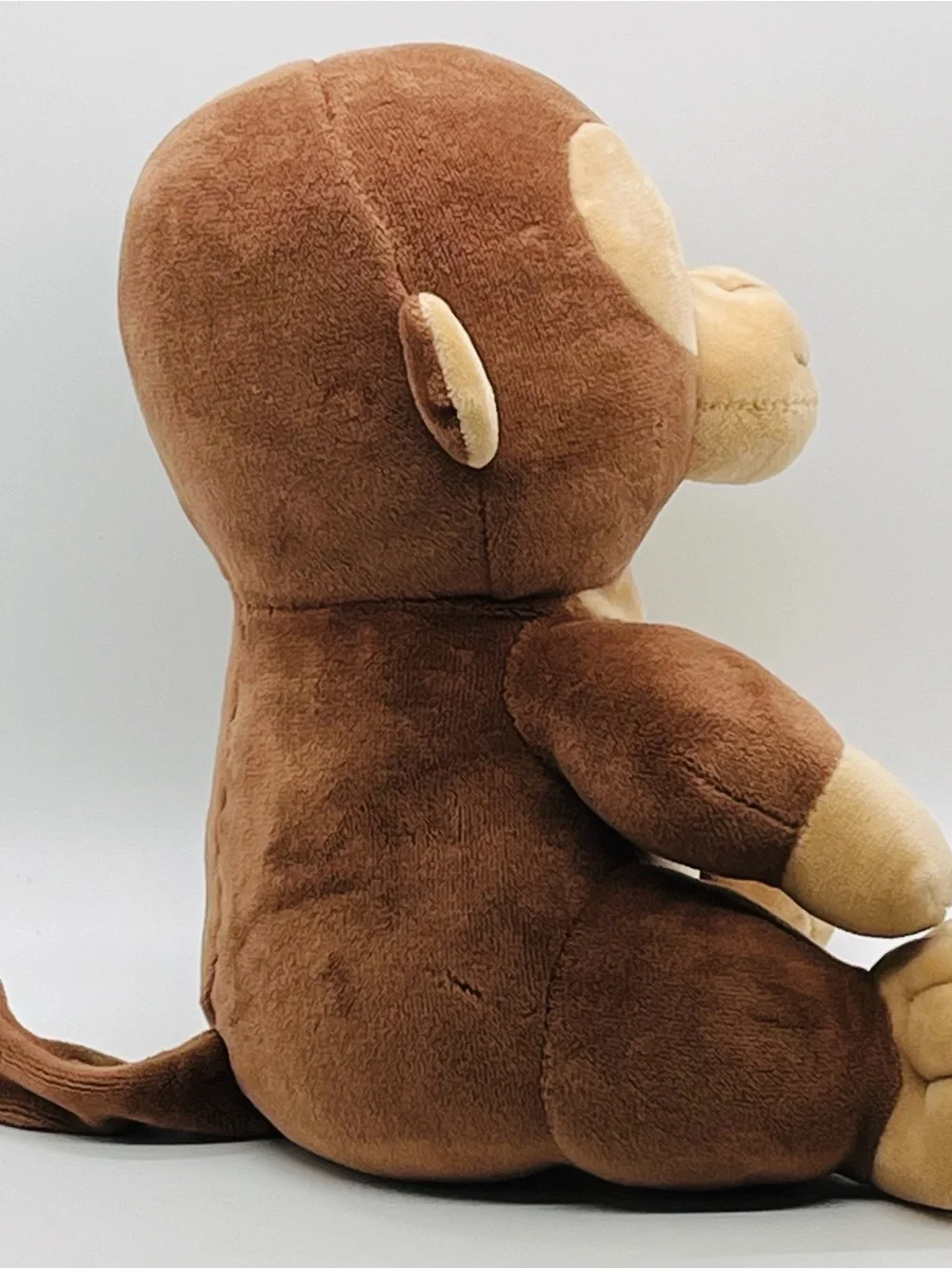 Ty Pluffies Banana the Monkey Chimp Stuffed Animal Plush NO HANG TAG